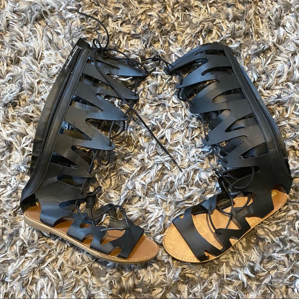 MOSSIMO Gladiator Sandals Black